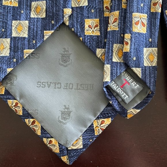 ROBERT TALBOTT Best of Class for Nordstrom - Silk Necktie Designer Geometric Tie - Picture 4 of 6